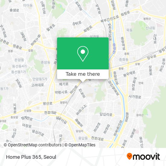 Home Plus 365 map