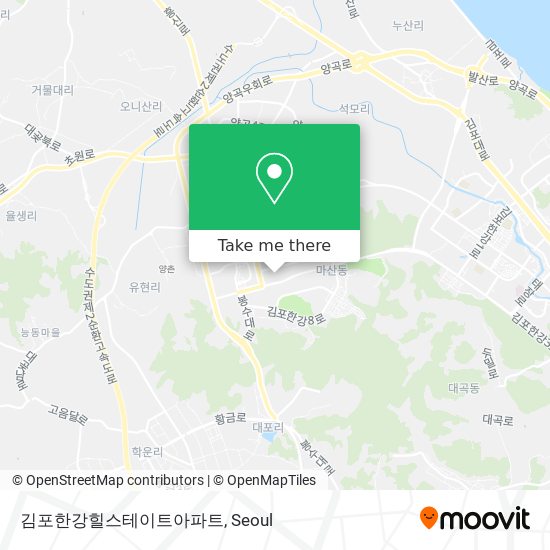 김포한강힐스테이트아파트 map