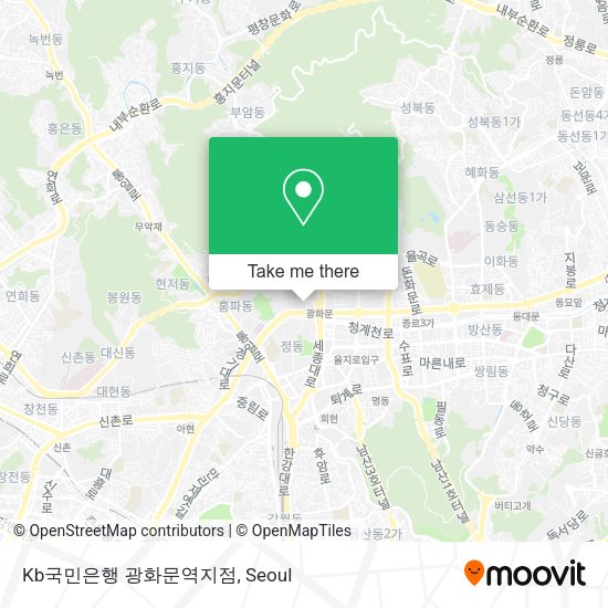Kb국민은행 광화문역지점 map