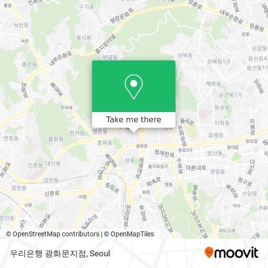 우리은행 광화문지점 map