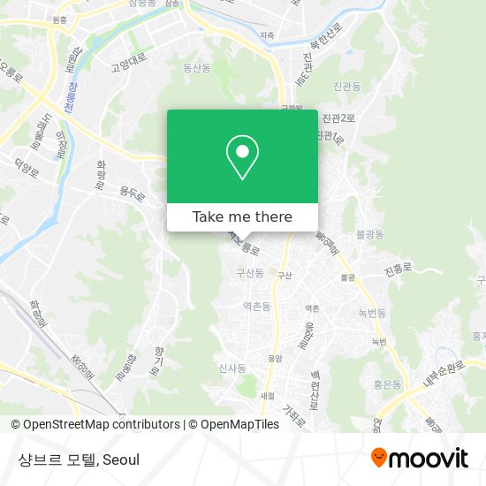 샹브르 모텔 map