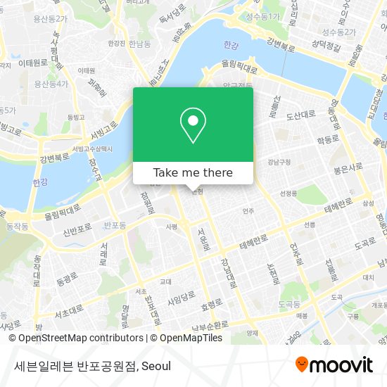 세븐일레븐 반포공원점 map
