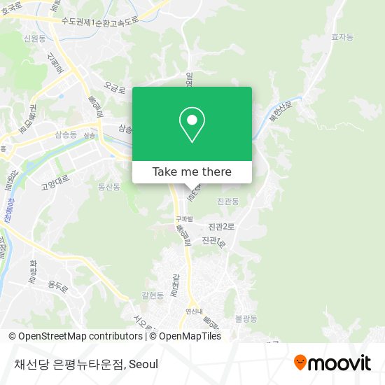 채선당 은평뉴타운점 map