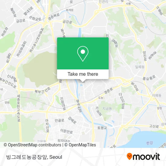 빙그레도농공장앞 map