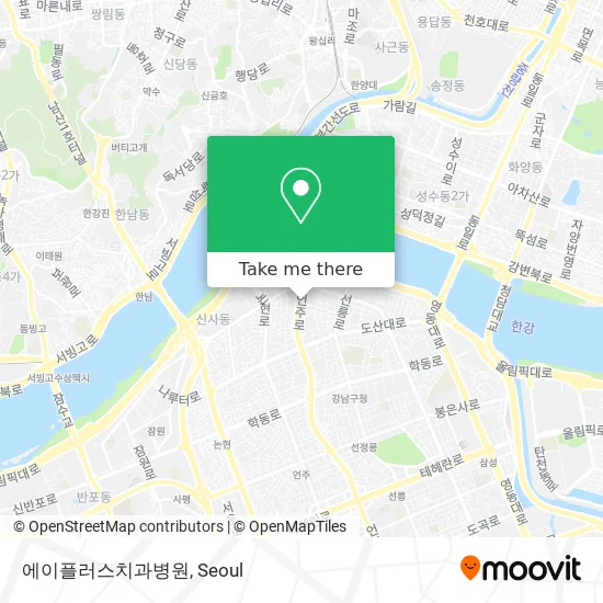 에이플러스치과병원 map