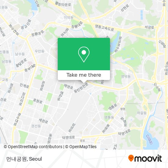 먼내공원 map