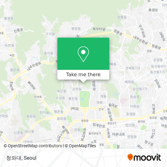 청와대 map