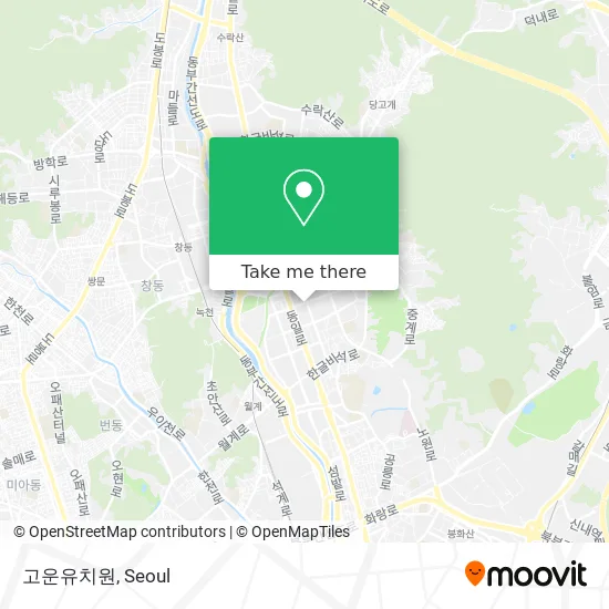 고운유치원 map