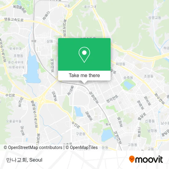 만나교회 map