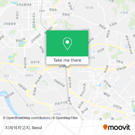 지제역차고지 map