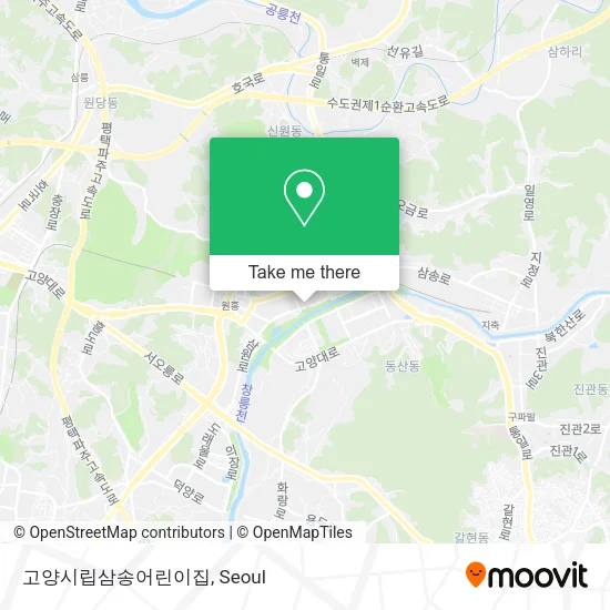 고양시립삼송어린이집 map