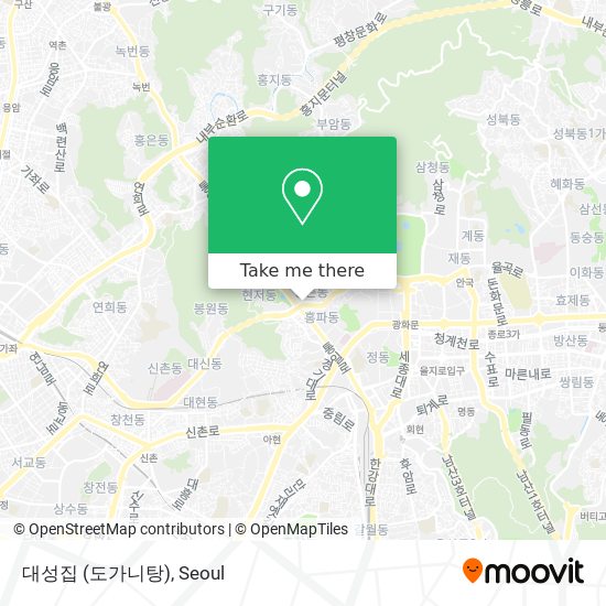 대성집 (도가니탕) map