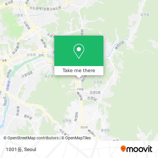 1001동 map