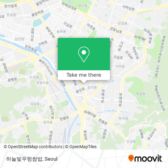 하늘빛우렁쌈밥 map