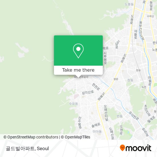 골드빌아파트 map