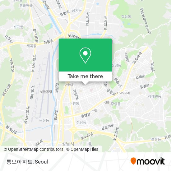 통보아파트 map