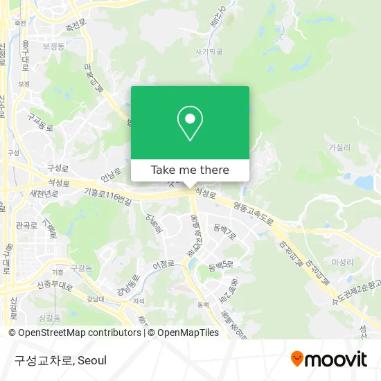 구성교차로 map