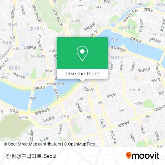 잠원청구빌라트 map