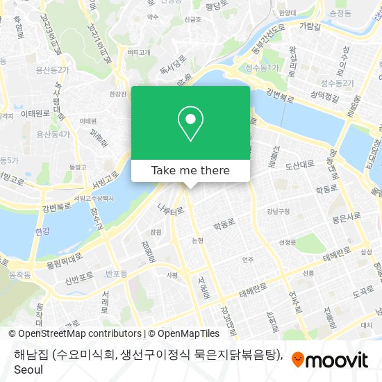 해남집 (수요미식회, 생선구이정식 묵은지닭볶음탕) map