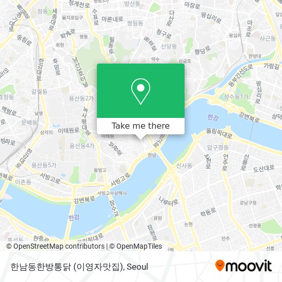 한남동한방통닭 (이영자맛집) map
