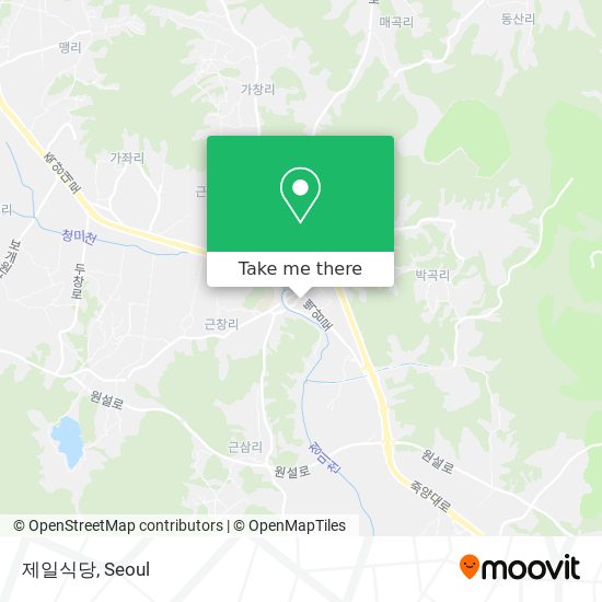 제일식당 map
