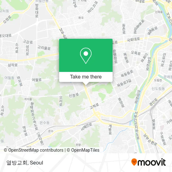 열방교회 map