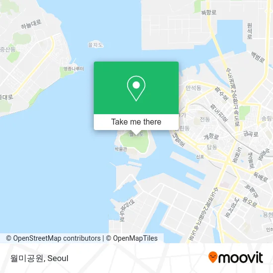 월미공원 map