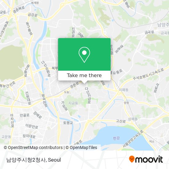 남양주시청2청사 map