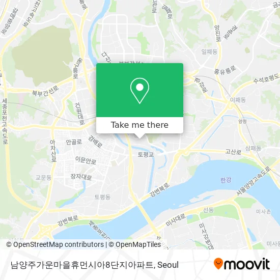 남양주가운마을휴먼시아8단지아파트 map