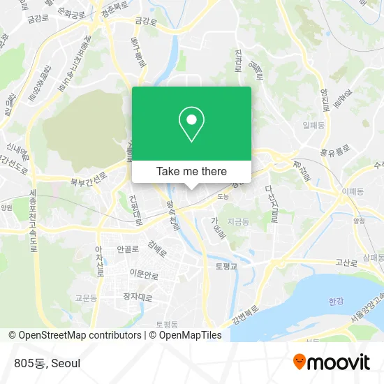 805동 map
