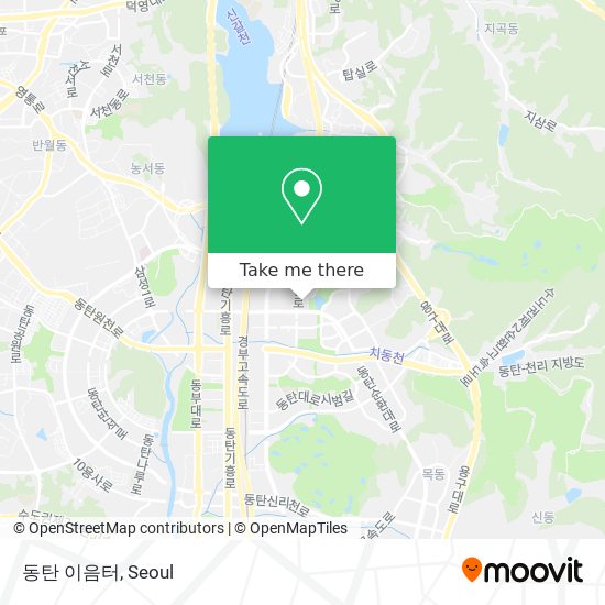 동탄 이음터 map