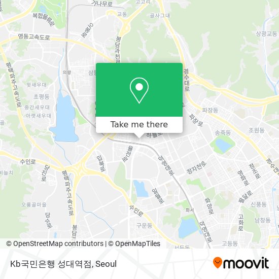 Kb국민은행 성대역점 map