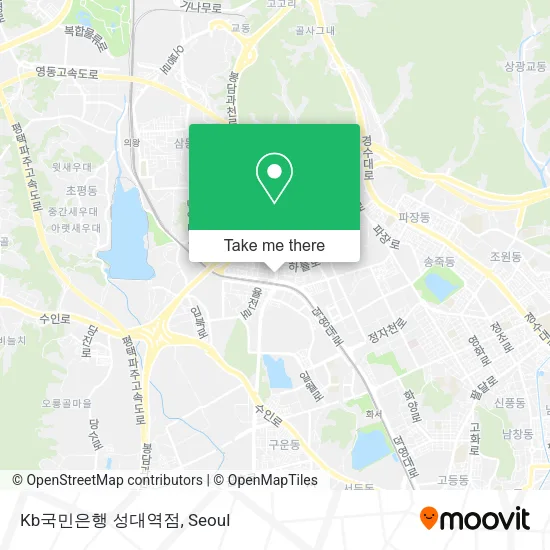 Kb국민은행 성대역점 map