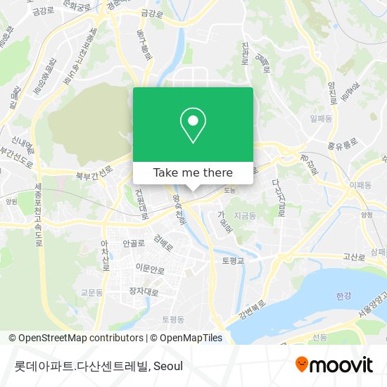 롯데아파트.다산센트레빌 map