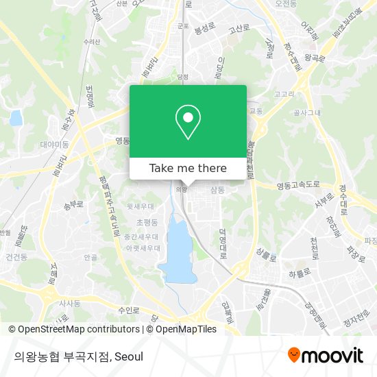 의왕농협 부곡지점 map