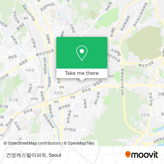 건영캐스빌아파트 map