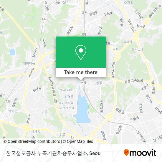 한국철도공사 부곡기관차승무사업소 map