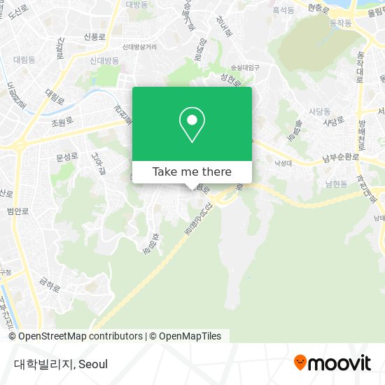 대학빌리지 map