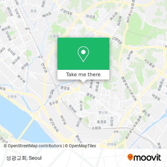 성광교회 map