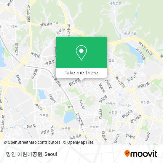 명인 어린이공원 map