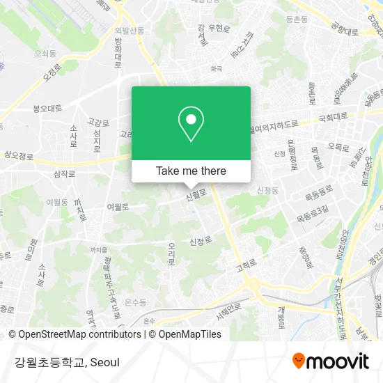 강월초등학교 map