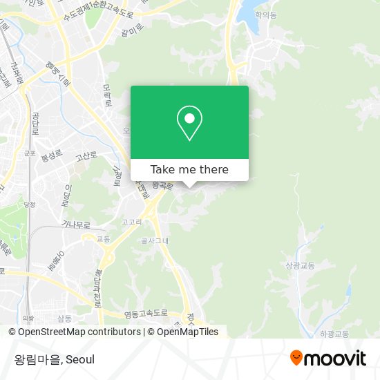 왕림마을 map
