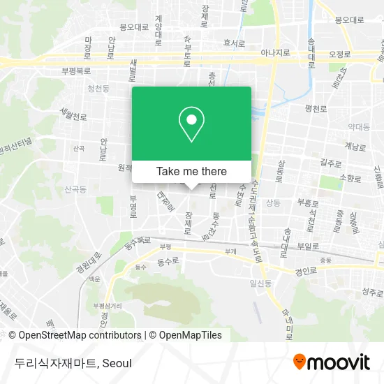 두리식자재마트 map