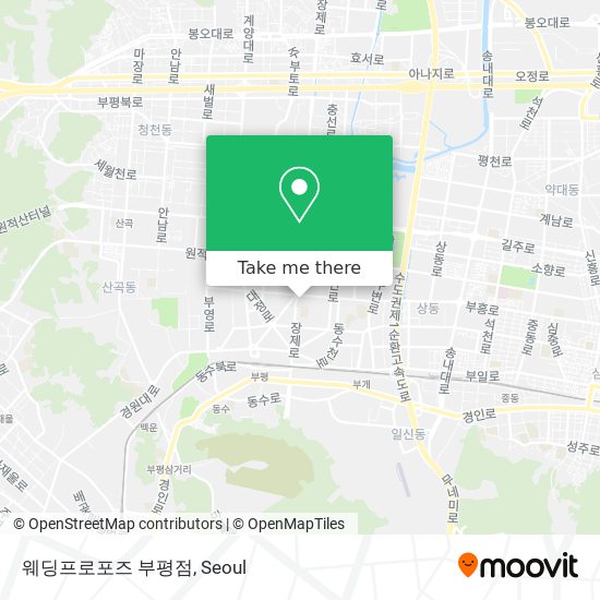 웨딩프로포즈 부평점 map