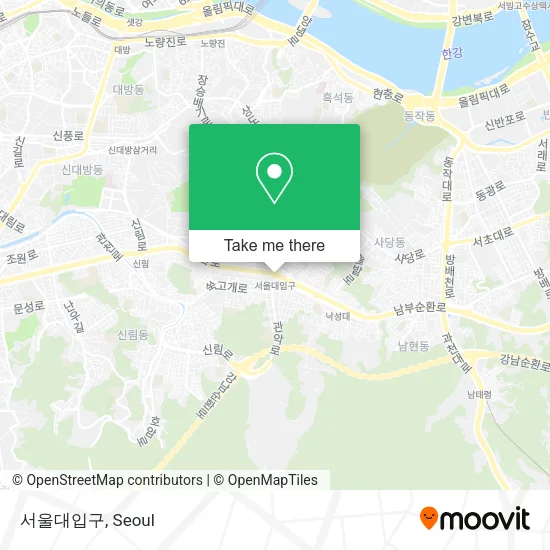 서울대입구 map