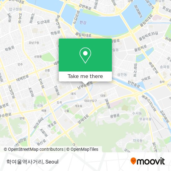 학여울역사거리 map