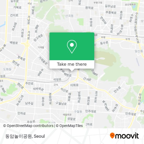 동암놀이공원 map