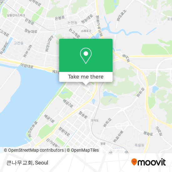 큰나무교회 map