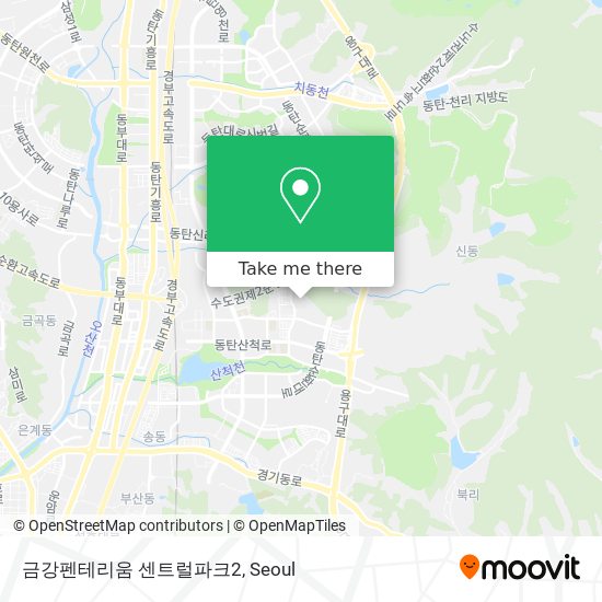 금강펜테리움 센트럴파크2 map