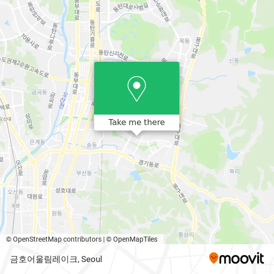 금호어울림레이크 map